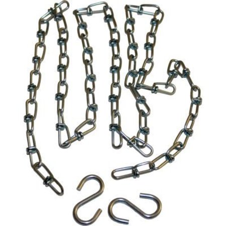COMBUSTION RESEARCH Hanging Chain Kit For Straight Configuration Infrared Heaters, 80'L 1800.CS.S.80